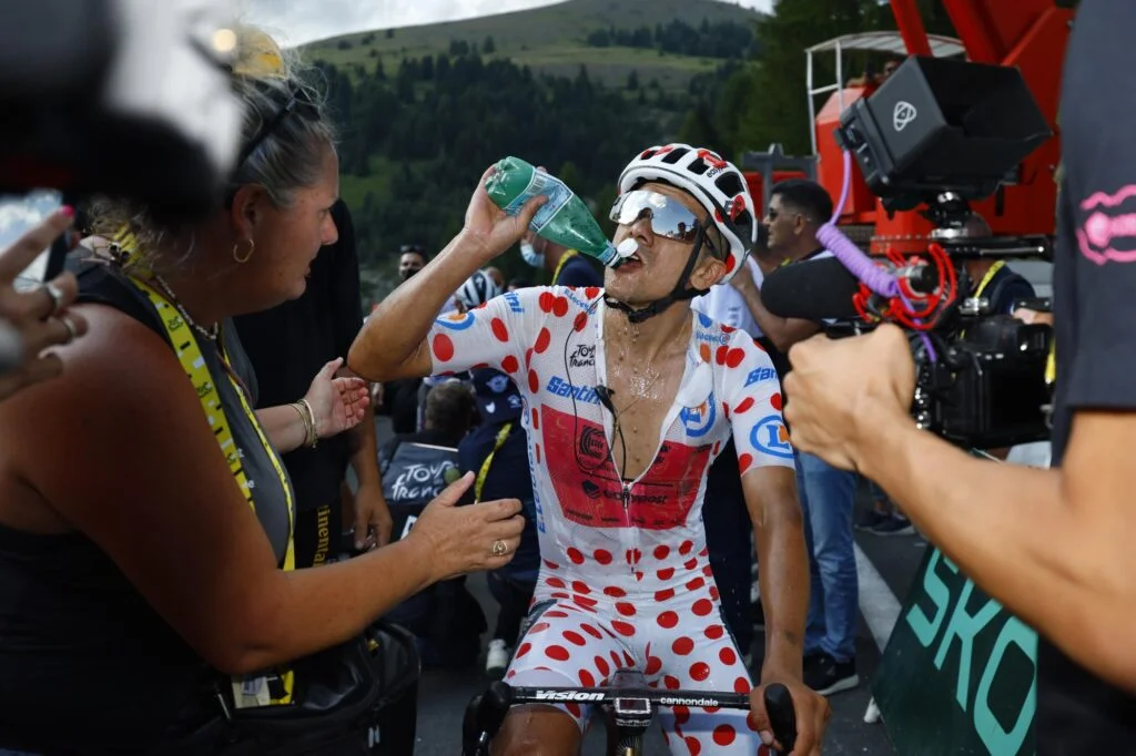 De retour du Tour de France, avec