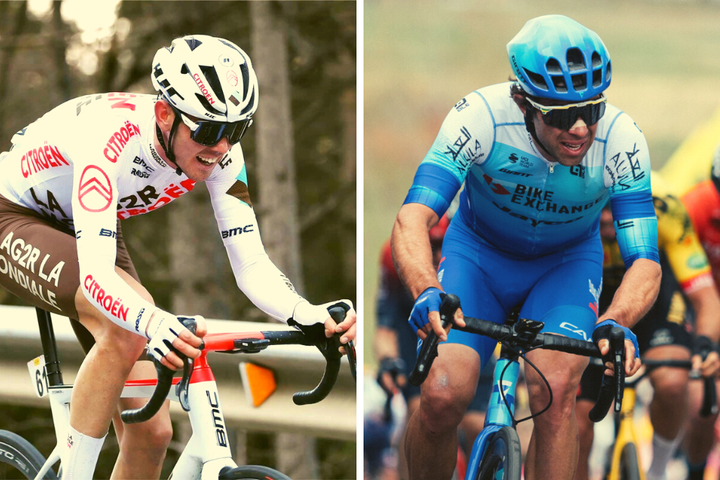 Ben O&rsquo;Connor et Michael Matthews au d&eacute;part du Tour Down Under 2023