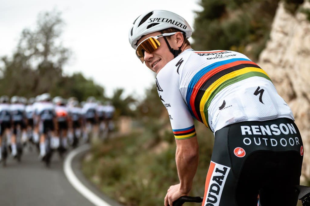 Remco Evenepoel au d&eacute;part du Tour de San Juan 2023