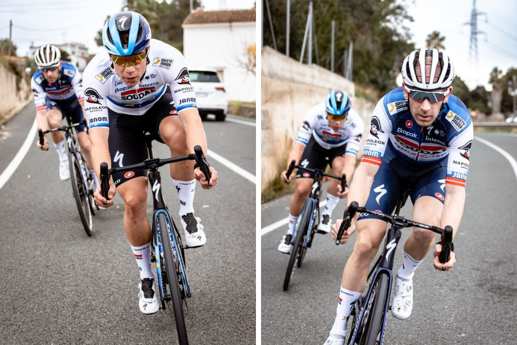 Fabio Jakobsen et Michael Morkov au Tour de San Juan 2023