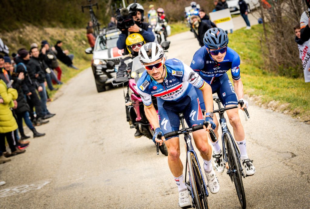 Julian Alaphilippe : &laquo;&nbsp;J&rsquo;ai choisi de tout miser sur le sprint&nbsp;&raquo;