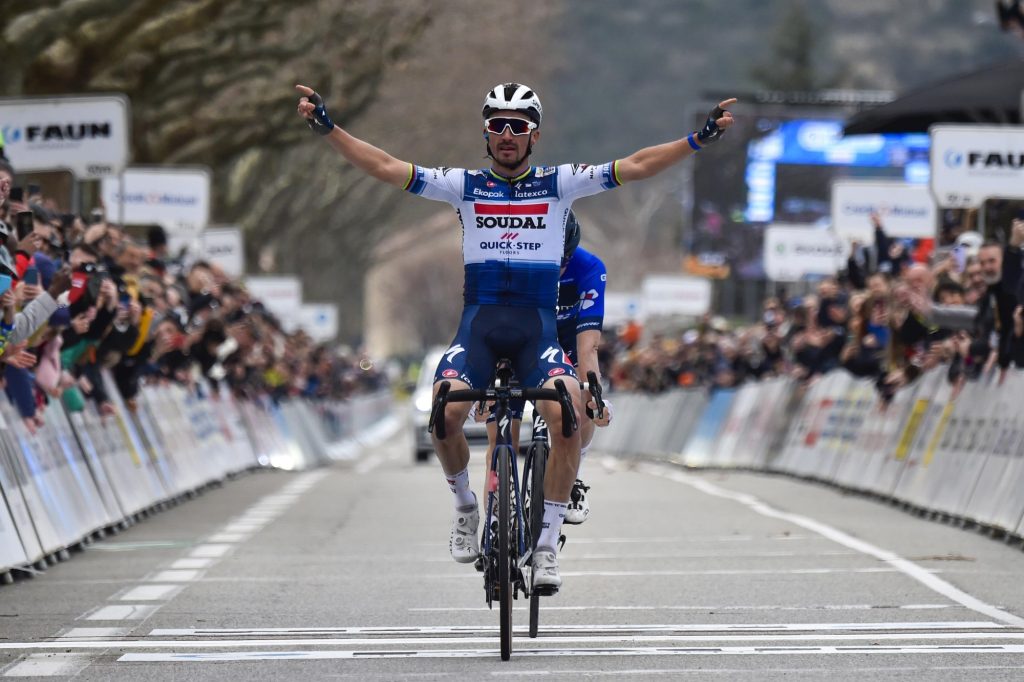 Julian Alaphilippe a remport&eacute; la Faun-Ard&egrave;che Classic 2023. Photo : Cor Vos
