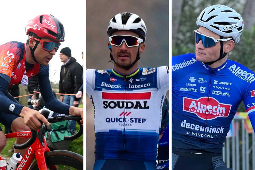 La liste des coureurs engag&eacute;s des Strade Bianche 2023