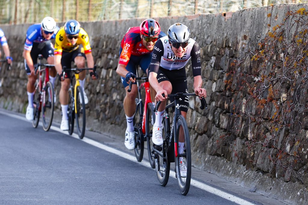 Le record de la mont&eacute;e du Poggio a &eacute;t&eacute; battu lors de Milan-Sanremo 2023. Photo : Cor Vos