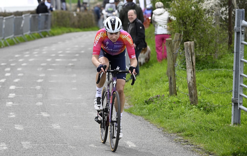 Marlen Reusser a couru &agrave; l&rsquo;intuition sur Li&egrave;ge-Bastogne-Li&egrave;ge