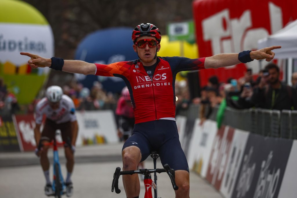 Le classement complet de la 1e &eacute;tape du Tour des Alpes 2023