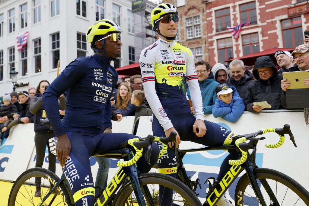 Intermarch&eacute;-Circus-Wanty d&eacute;cim&eacute;e avant Paris-Roubaix sans Biniam Girmay, Adrien Petit