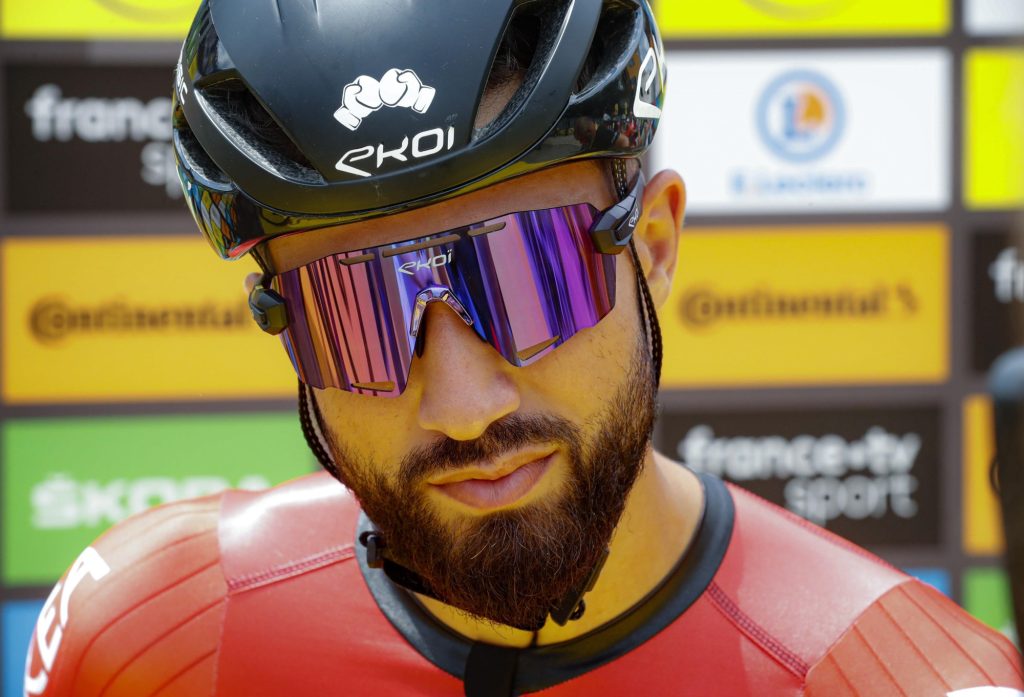 Nacer Bouhanni, lourdement tomb&eacute;, ne repart pas