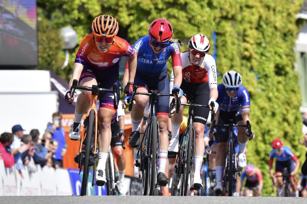 Daria Pikulik gagne la 4e &eacute;tape du Bretagne Ladies Tour au sprint