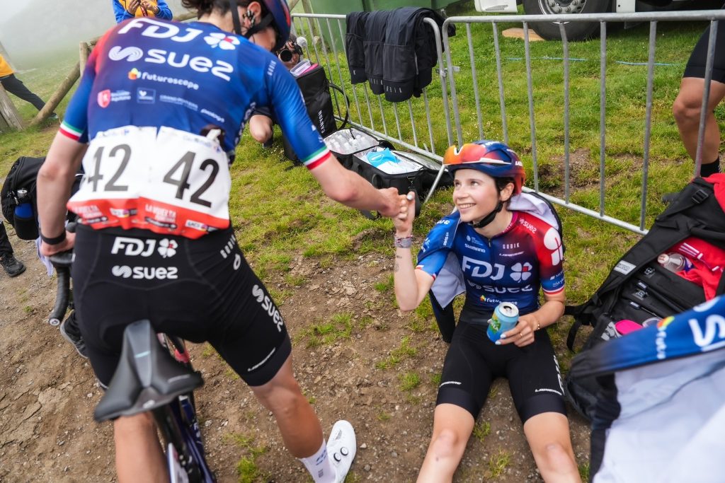 &Eacute;vita Muzic a explos&eacute; ses records de watts sur la Vuelta Femenina