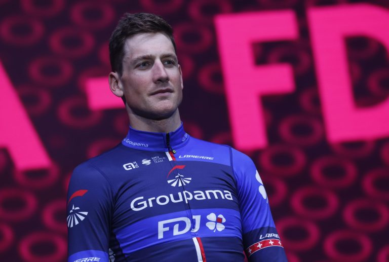 5e et 4e des chronos du Tour d'Italie 2023, Stefan K&uuml;ng a &eacute;chou&eacute; dans sa qu&ecirc;te d'une victoire individuelle sur un Grand Tour. Photo : Cor Vos