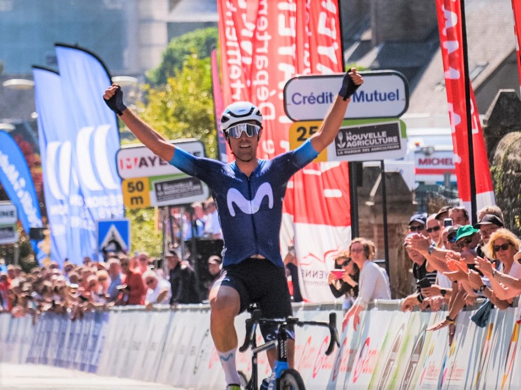 Oier Lazkano en solitaire sur la 1e &eacute;tape des Boucles de la Mayenne