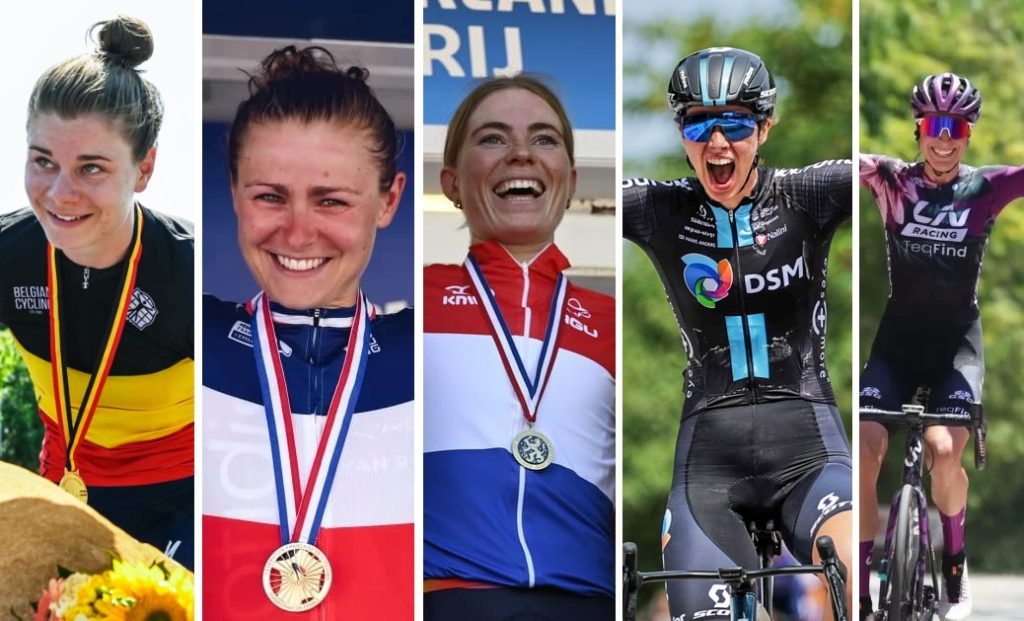 R&eacute;capitulatif des nouvelles championnes nationales sur route 2023