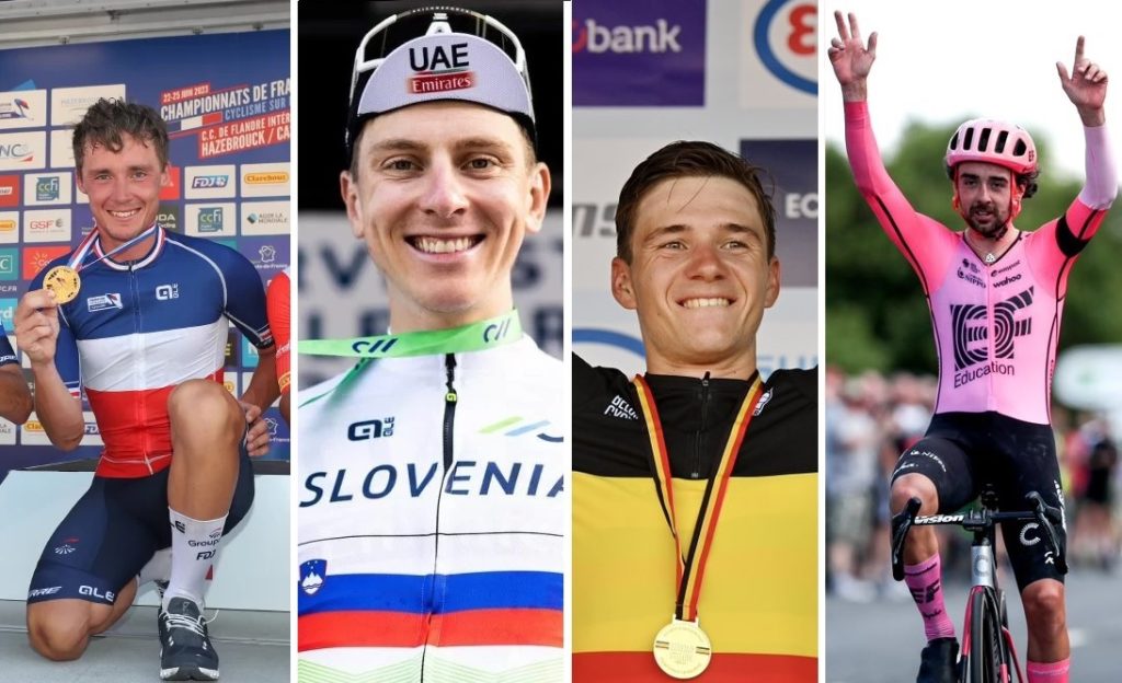 Madouas, Skjelmose, Evenepoel : le r&eacute;capitulatif des champions nationaux 2023
