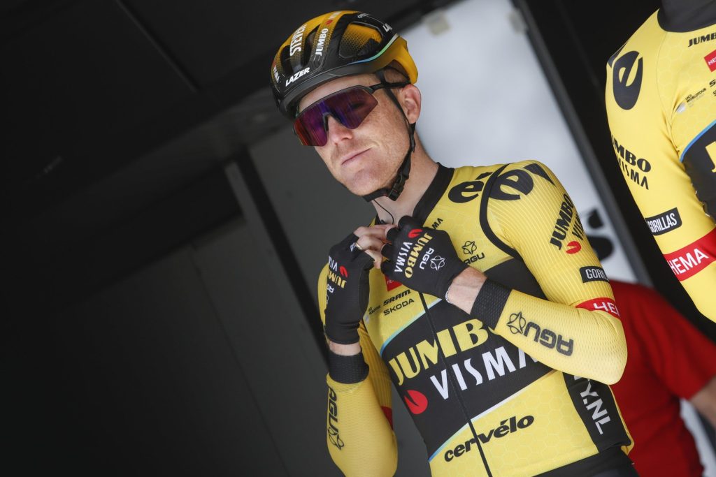 Steven Kruijswijk chute et abandonne sur la 2e &eacute;tape du Crit&eacute;rium du Dauphin&eacute;