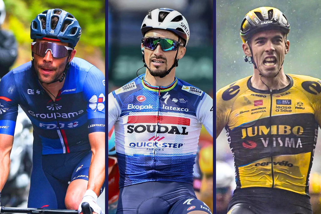 Les 32 coureurs fran&ccedil;ais au d&eacute;part du Tour de France 2023