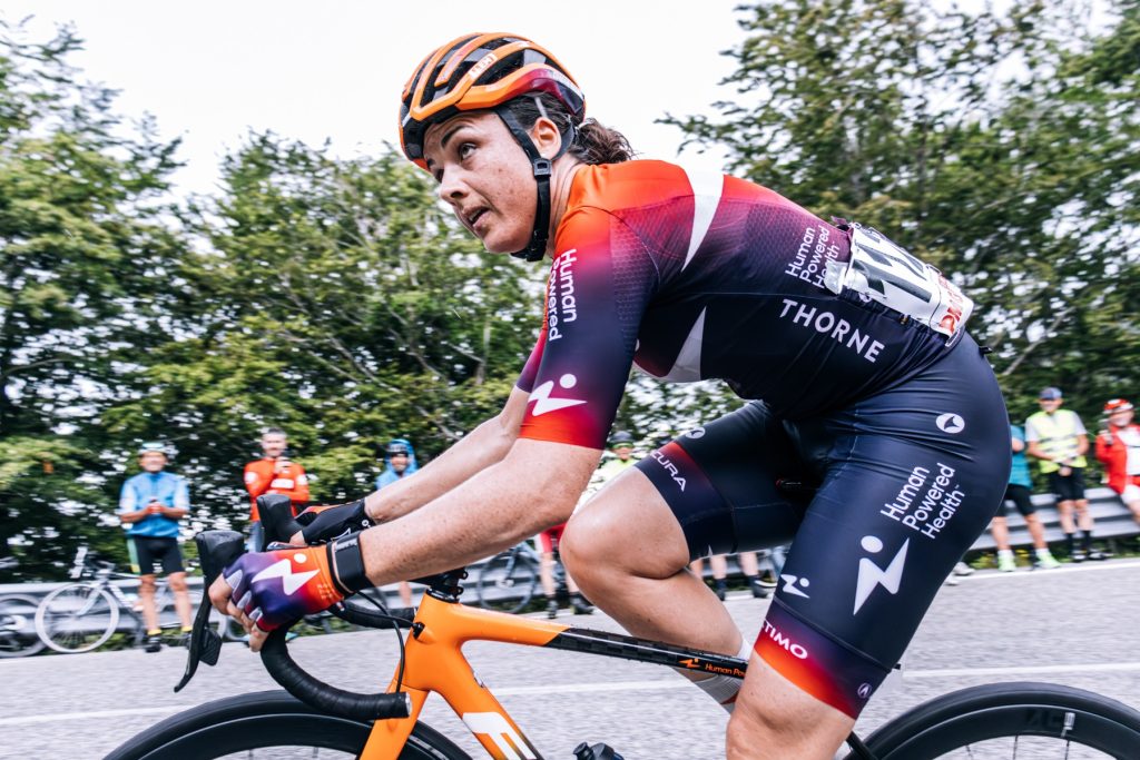 Audrey Cordon-Ragot aura un &oelig;il sur le chrono palois lors du Tour de France. Photo : Human Powered Health Cycling