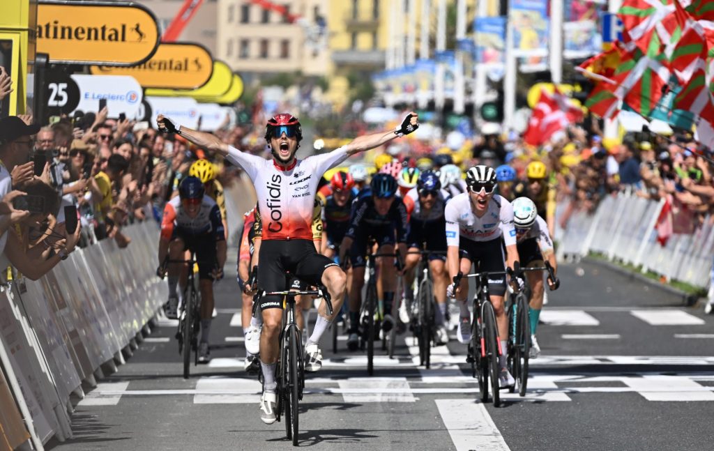 Victor Lafay fait le coup du kilom&egrave;tre sur la 2e &eacute;tape du Tour de France