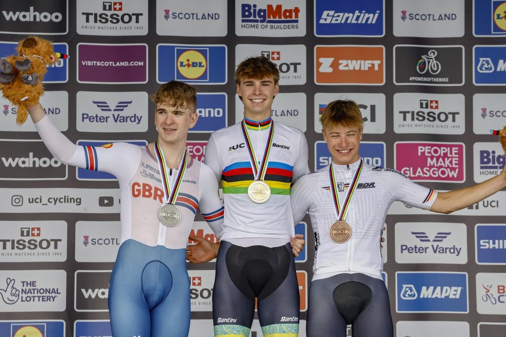 Le classement du Championnat du monde 2023 contre-la-montre Juniors