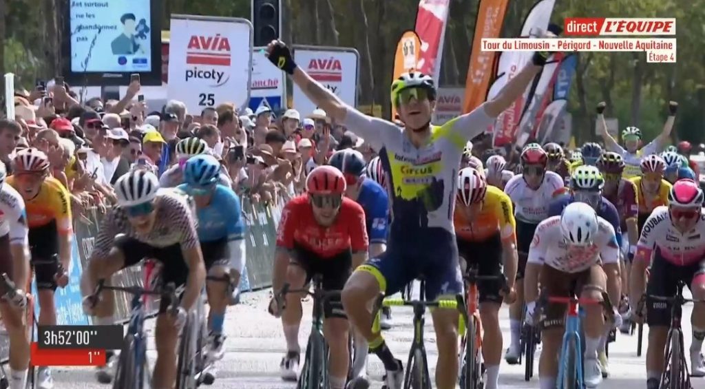 Hugo Page d&eacute;bloque son compteur sur le Tour du Limousin