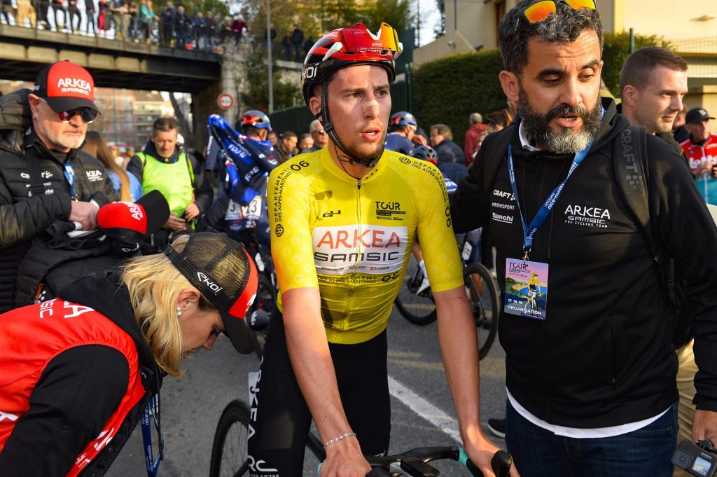 K&eacute;vin Vauquelin, leader en apprentissage pour Ark&eacute;a-Samsic sur la Vuelta