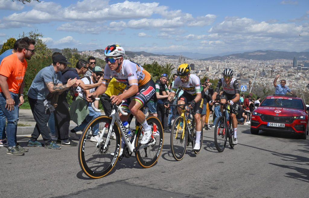 Les temps fig&eacute;s &agrave; Montjuic sur la 2e &eacute;tape de La Vuelta 2023