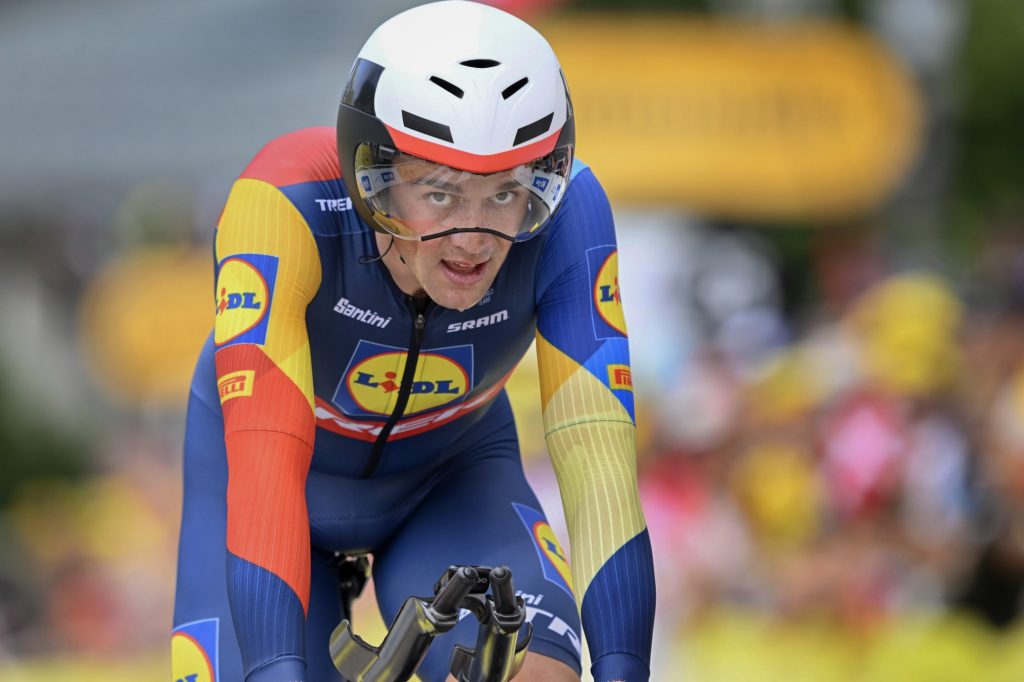 Mads Pedersen, le chrono et le g&eacute;n&eacute;ral du Tour du Danemark