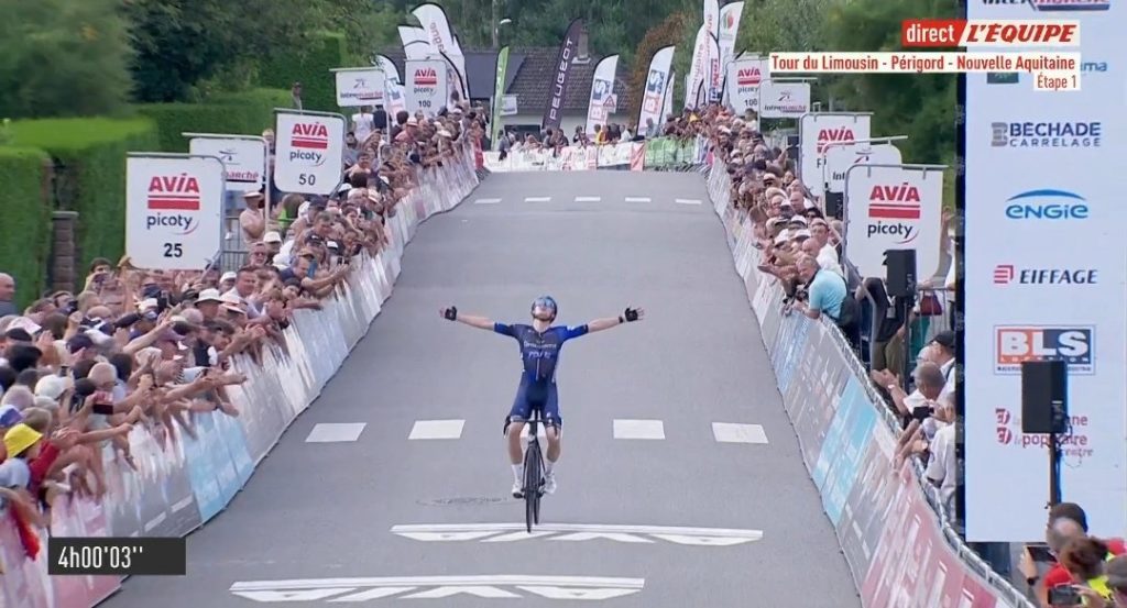 Romain Gr&eacute;goire frappe d&rsquo;entr&eacute;e sur le Tour du Limousin