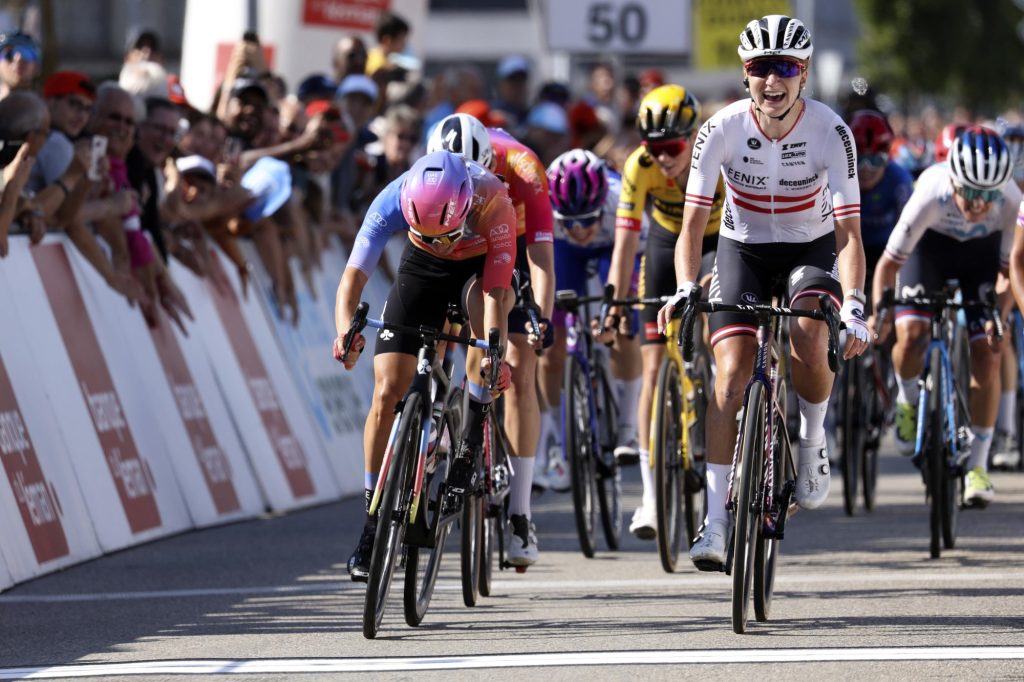 Sofia Bertizzolo gagne la premi&egrave;re &eacute;tape sur le fil
