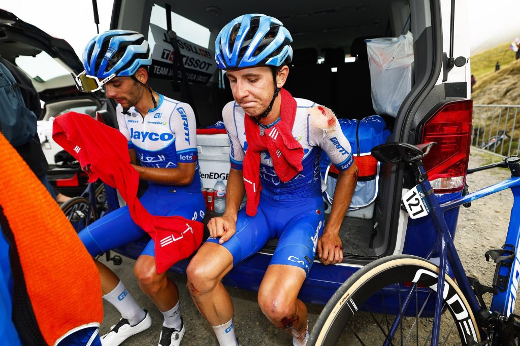 Jan Maas confie avoir termin&eacute; la Vuelta avec des c&ocirc;tes cass&eacute;es