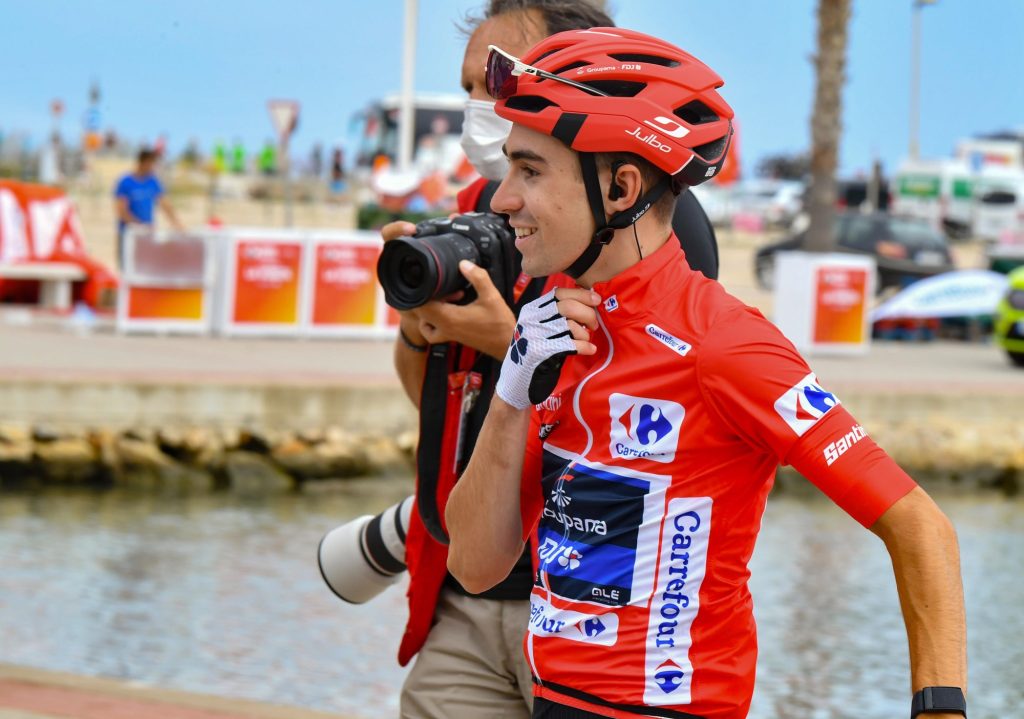 Lenny Martinez lors de la Vuelta 2023. Photo : Cor Vos