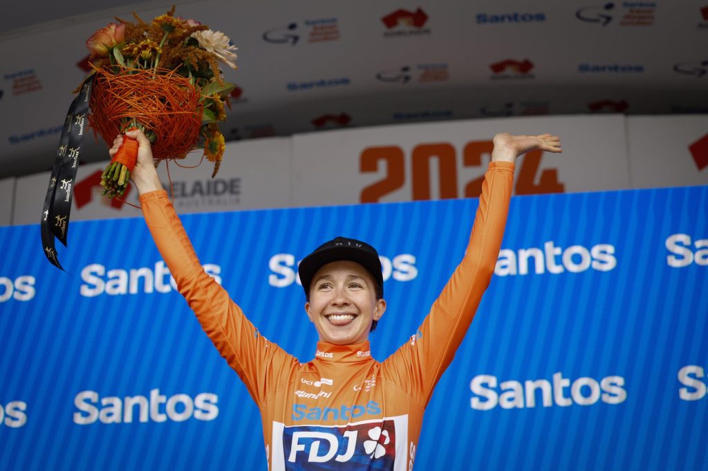 Cecilie Uttrup Ludwig en t&ecirc;te du classement g&eacute;n&eacute;ral du Tour Down Under Femmes 2024
