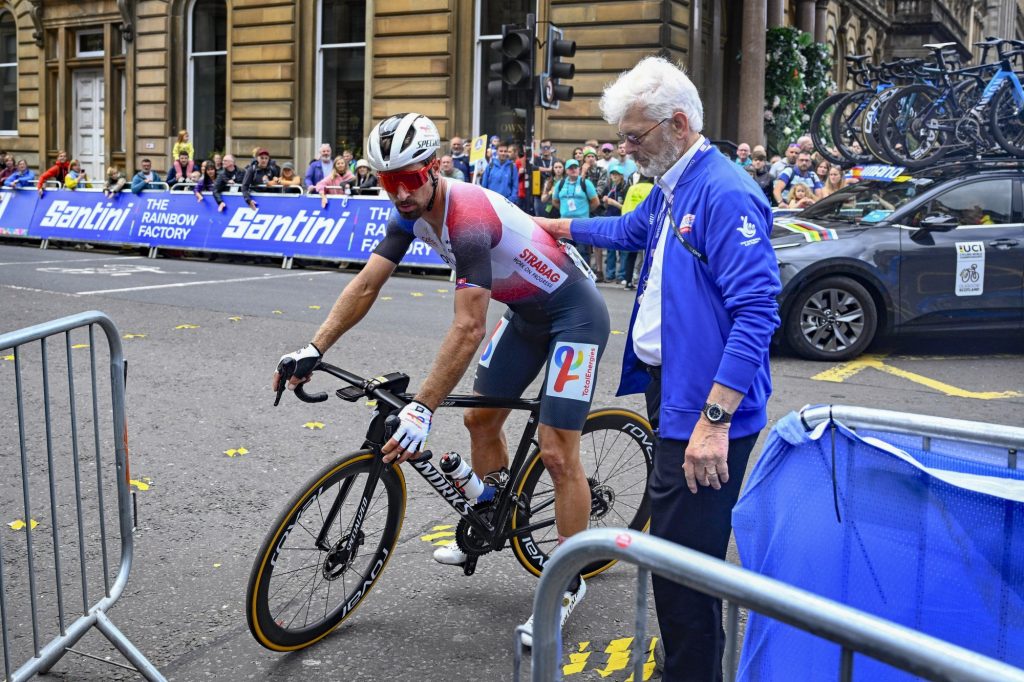 Peter Sagan rassurant apr&egrave;s sa seconde op&eacute;ration du c&oelig;ur
