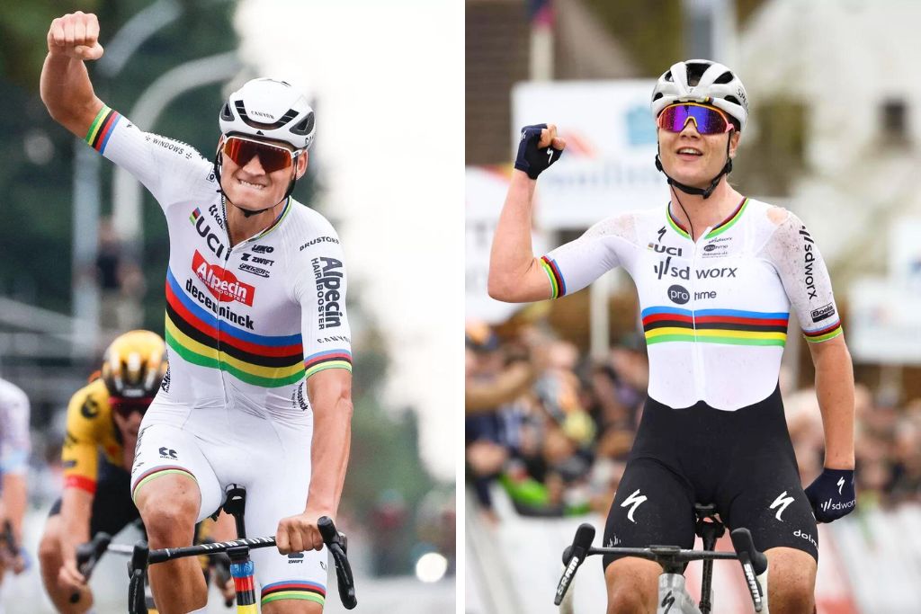 Les deux champions du monde au départ de Gand-Wevelgem 2024