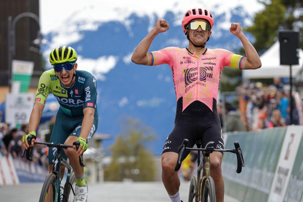 Richard Carapaz : &laquo;&nbsp;J&rsquo;ai profit&eacute; du travail des INEOS Grenadiers&nbsp;&raquo;