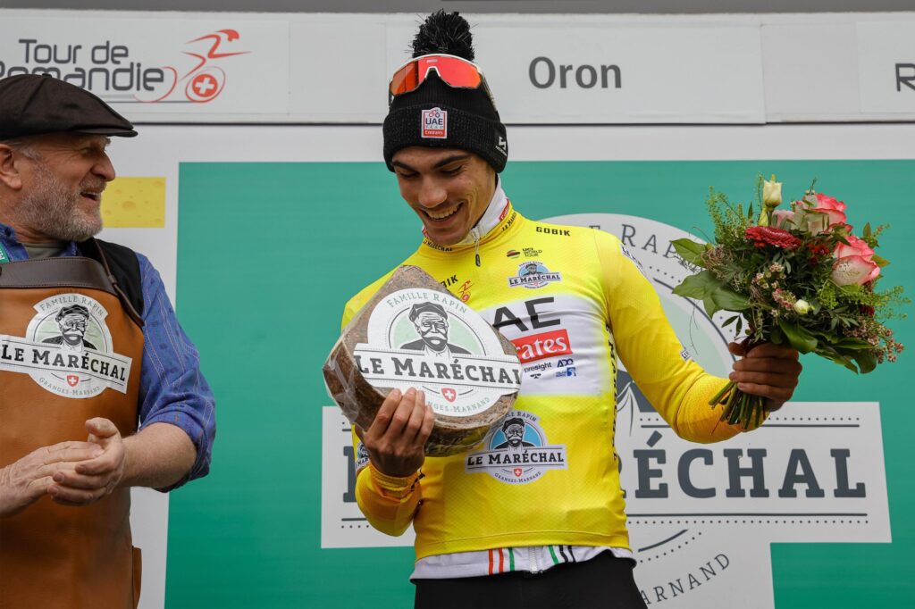 Le classement g&eacute;n&eacute;ral apr&egrave;s la 3e &eacute;tape du Tour de Romandie 2024