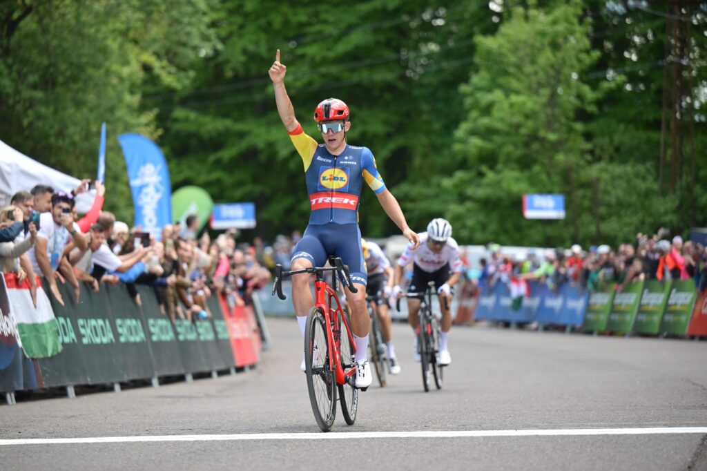 Thibau Nys en costaud sur la 3&egrave;me &eacute;tape du Tour de Hongrie 2024
