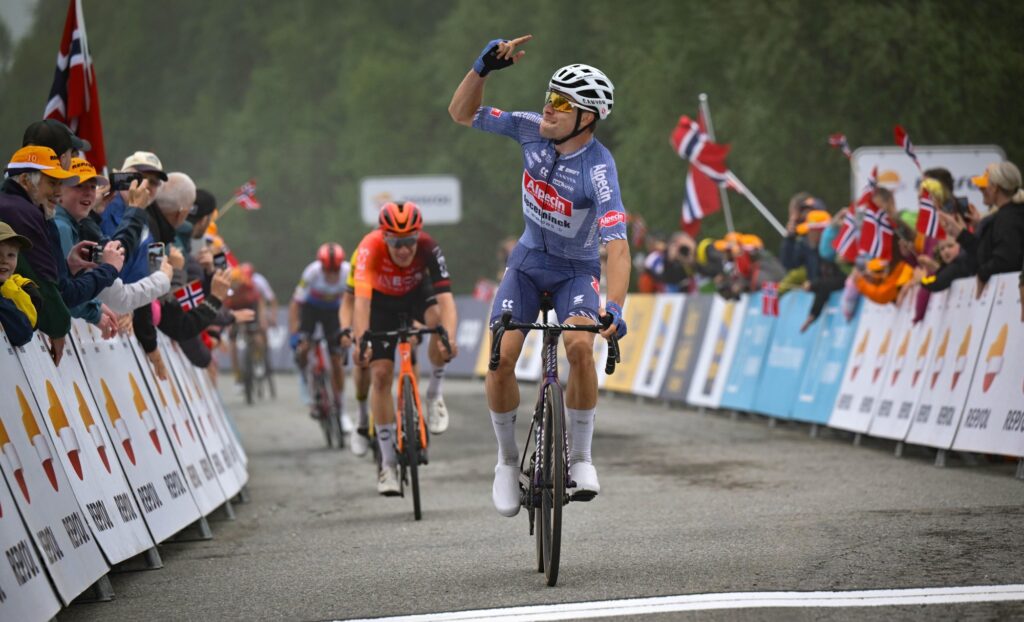 Axel Laurance fait coup double sur la 2e &eacute;tape du&nbsp;Tour de Norv&egrave;ge 2024
