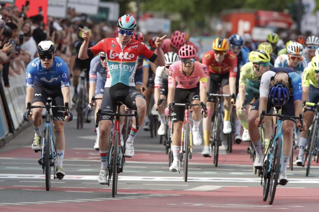 Maxim Van Gils conclut sur l&rsquo;Eschborn-Francfort 2024