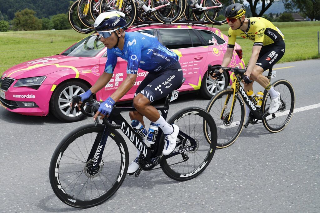 Nairo Quintana se fracture la main droite et abandonne le Tour de Suisse 2024