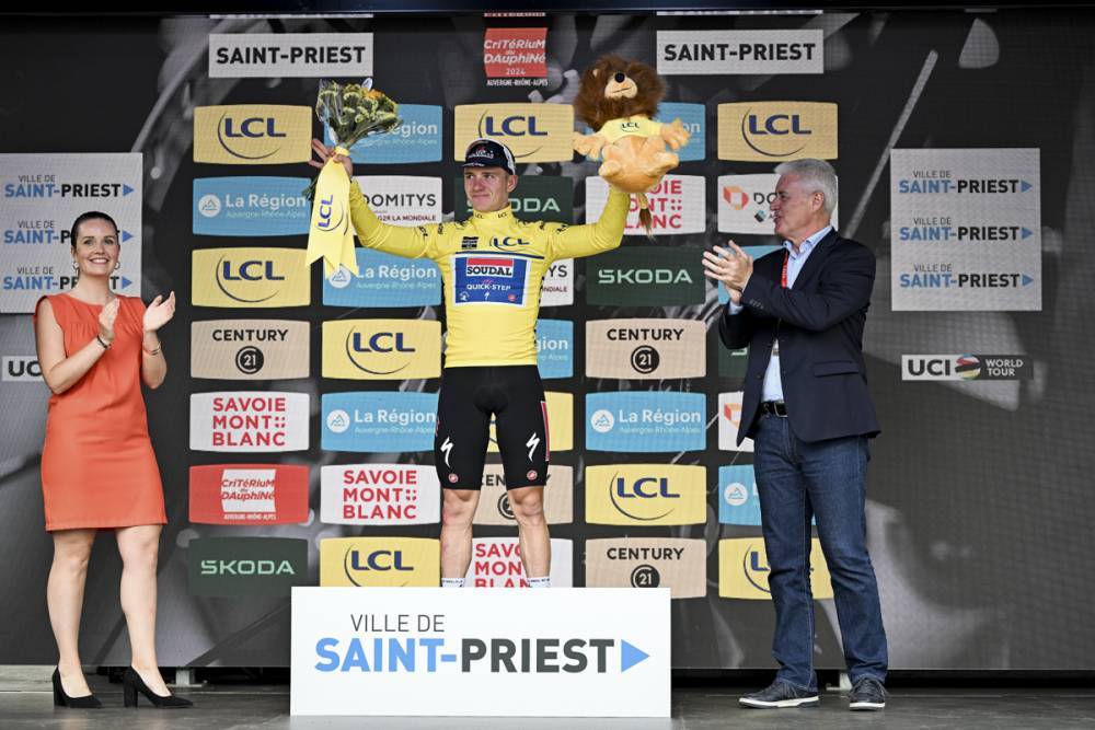 Le classement g&eacute;n&eacute;ral du Crit&eacute;rium du Dauphin&eacute; 2024 avant la montagne