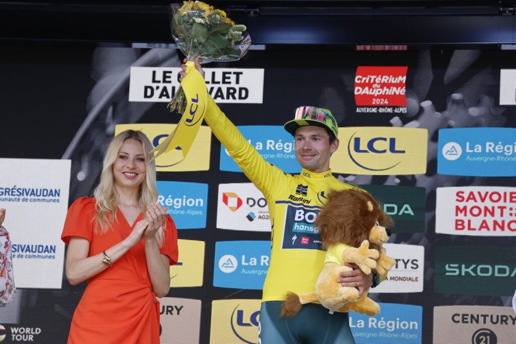 Primoz Roglic, maillot jaune : le classement g&eacute;n&eacute;ral du Crit&eacute;rium du Dauphin&eacute;