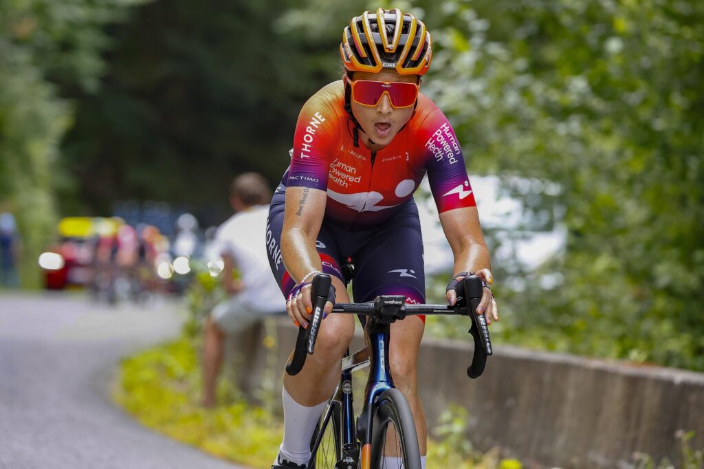 Grosse chute pour Audrey Cordon-Ragot avant les Jeux de Paris 2024