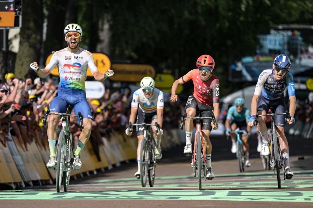 Anthony Turgis triomphe sur la 9e &eacute;tape du Tour de France 2024 et les chemins blancs