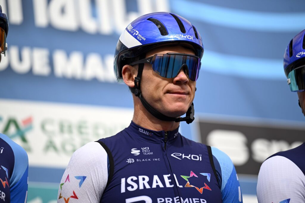 Chris Froome au d&eacute;part de l&rsquo;Arctic Race of Norway 2024