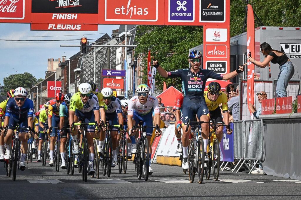Jordi Meeus remporte la 1e &eacute;tape du Tour de Wallonie 2024