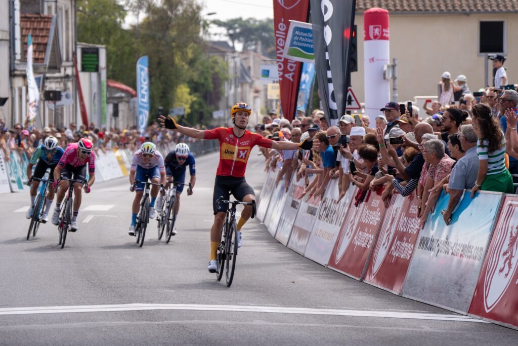 Fredrik Dversnes s&rsquo;impose sur la 1e &eacute;tape du Tour Poitou-Charentes 2024