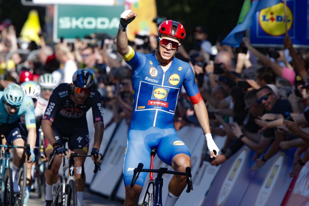 Jonathan Milan r&eacute;cidive sur la 1e &eacute;tape du Tour d&rsquo;Allemagne 2024