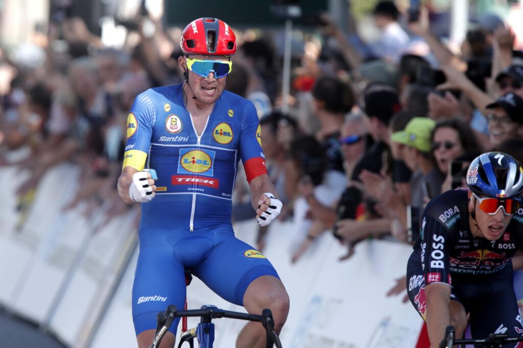 L&rsquo;&eacute;tape et le g&eacute;n&eacute;ral pour Mads Pedersen sur la 4e &eacute;tape du Tour d&rsquo;Allemagne 2024