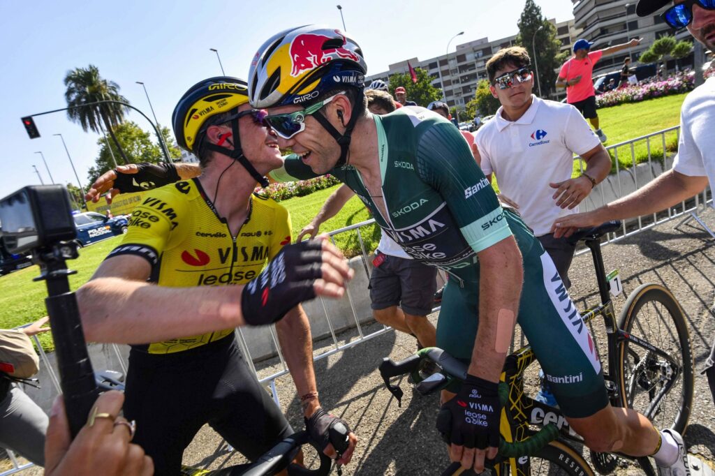 Wout Van Aert : &laquo;&nbsp;J&rsquo;avais la chair de poule&nbsp;dans la roue de Sepp Kuss&nbsp;&raquo;